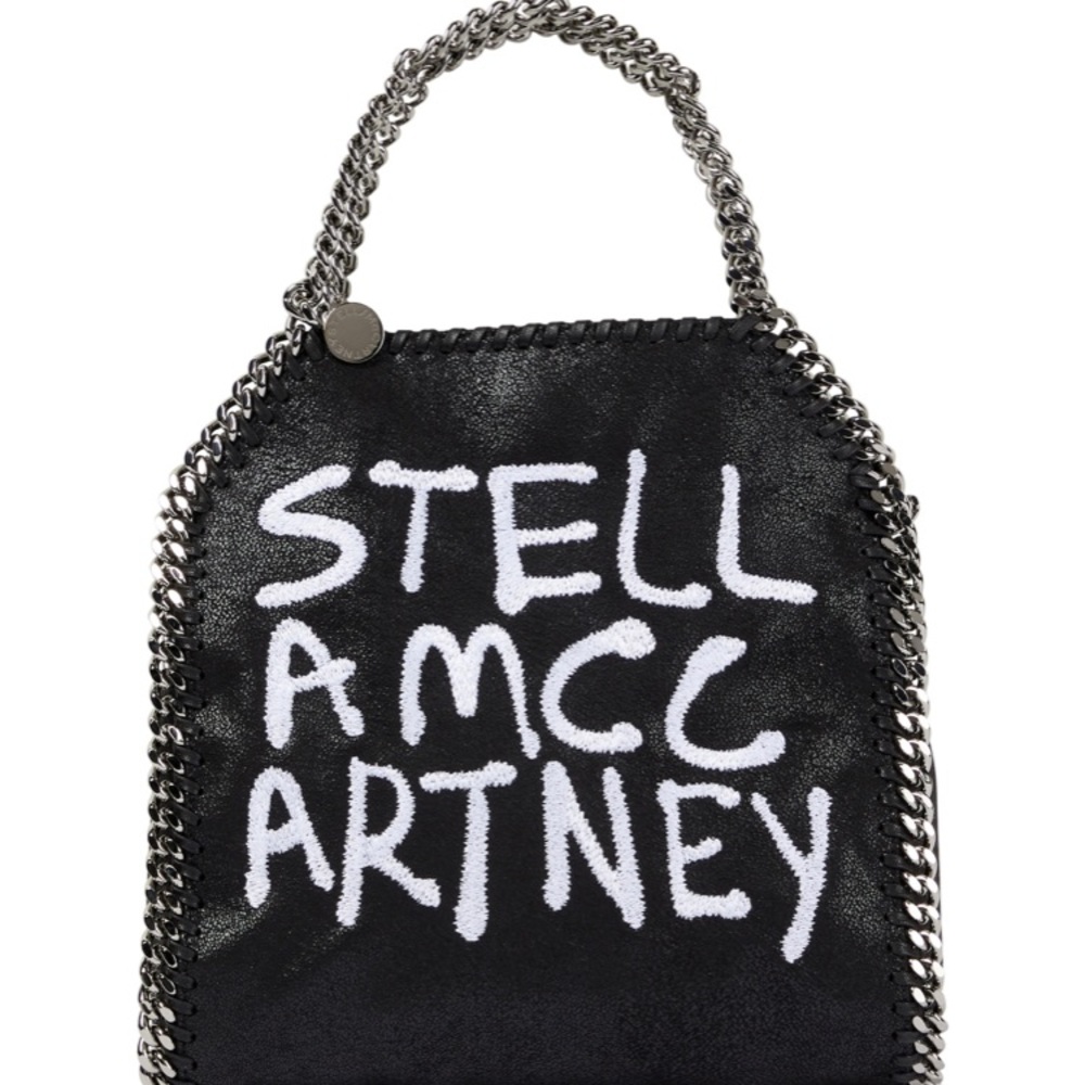 STELLA MCCARTNEY graffiti 
x Ed Curtis Falabella Mini tote~AUTHENTIC